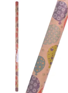 Бумага упаковочная 70*100см "Шарики" крафт., инд.уп.