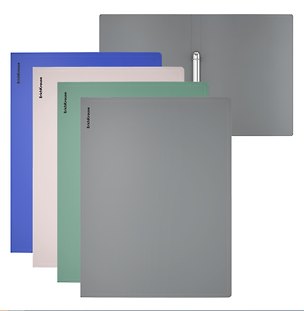 Папка 2кольца А4 "Soft Navy" 24мм, софт-тач, пластик, ассорти, Erich Krause 3180983