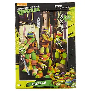 Пазл Черепашки Ниндзя Step puzzle 35эл., 33*23см 91136 2505627