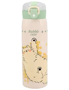 Термос Bubble cute Котик (бежевый) (металл) (500мл) (12-16466-202604-04)