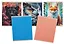 Тетрадь 80л кл. "Микс" скрепка, мелов.картон, поля, офсет, ассорти — 3084173 — 1