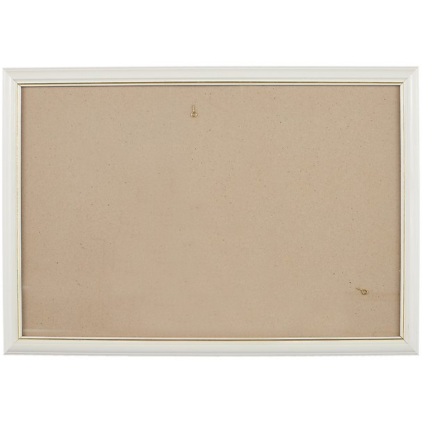 Рама со стеклом, белая с золотом, 30x45 см, Двуреченский 222345 — 1