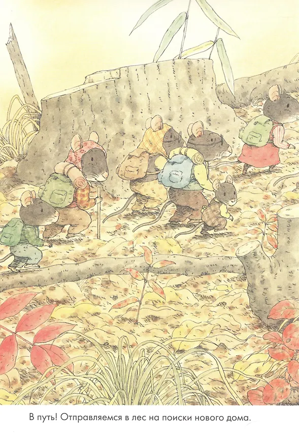 Книга 14 лесных мышей. Переезд (Кадзуо Ивамура) — 2