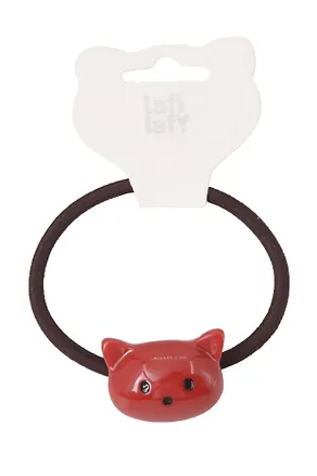 Набор резинок Котики красные (2шт) (пластик) (5см) (12-Ava-11) (Lafilaf) 3125124