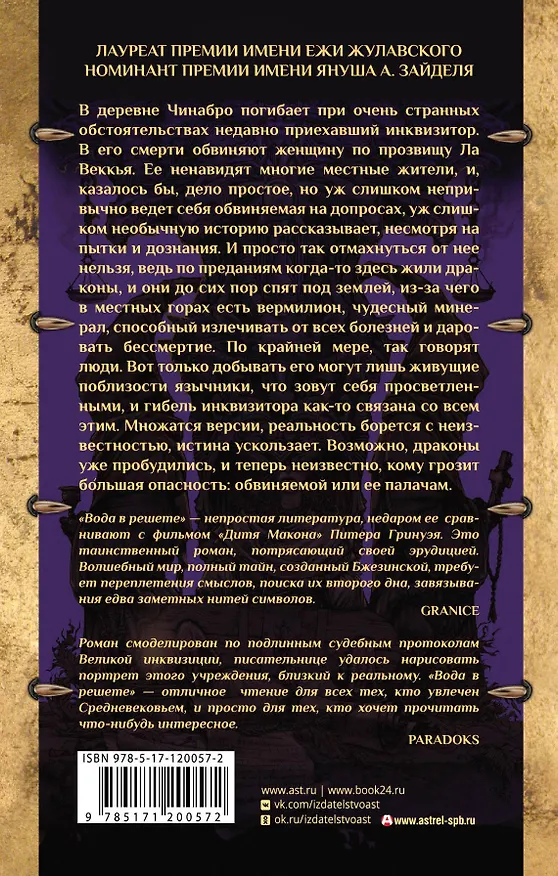 Книга Вода в решете. Апокриф колдуньи (Анна Бжезинская) — 2