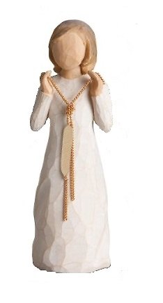 Статуэтка Willow Tree Ангел с орнаментом на подвесе Just for you Trellis Ornament (13 см) (26262) 2565977 — 1