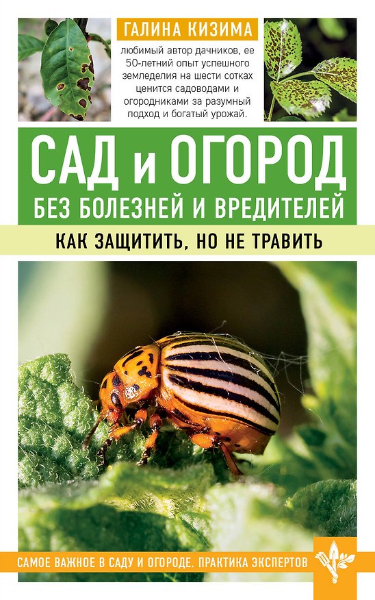 Книга Сад и огород без болезней и вредителей. Как защитить, но не травить (Галина Кизима) — 1