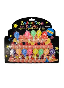 Свечи в торт фигурные буквы С днем рождения (122637) (Сима-ленд)