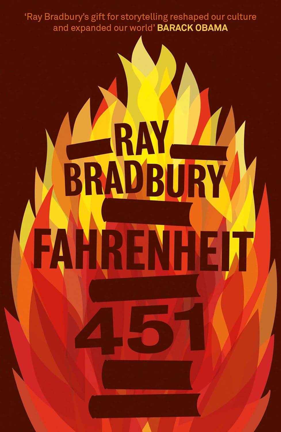 Обложка книги «Fahrenheit 451 (Bradbury Ray) 451 по Фаренгейту (Рэй Брэдбери) /Книги на английском языке»
