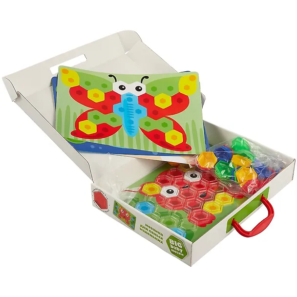 Мозаика для самых маленьких BABY TOYS d40/4 цв. /34 эл 2742621 — 4