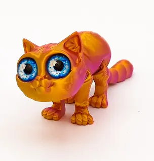 Фигурка 3D Кот Иннокентий (пластик) (15х8) (101) 3062305