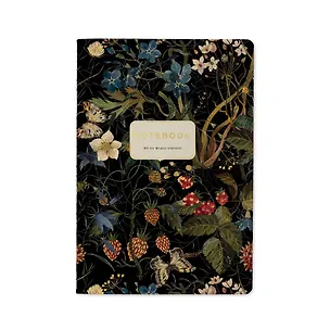 Тетрадь 40л кл. "FLORA.ЛЕСНЫЕ ЯГОДЫ" мат.лам.soft-touch, фольга, сшивка, Bruno Visconti 3175925