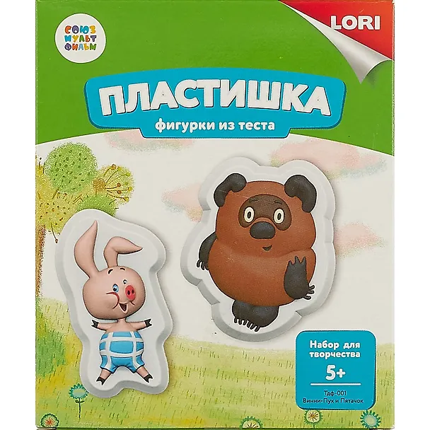 Набор для творчества LORI Фигурки из теста Союзмультфильм Винни-Пух и Пятачок 2743125 — 2