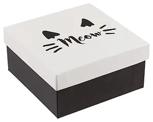 Подарочная коробка «Meow», 13 х 13 см