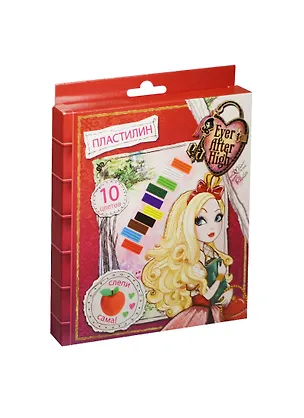 Пластилин 10цв 200гр "Ever After High", Centrum 235108