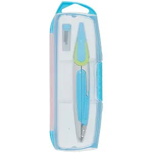 Циркуль школьный с набором стержн., пласт.пенал