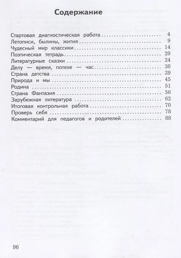 Книга Литературное чтение. 4 класс. Предварительный контроль. Текущий контроль. Итоговый контроль. Учебное пособие для общеобразовательных организаций (Марина Бойкина) — 2
