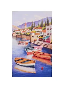 Картина для раскрашивания по номерам "Средиземноморский пляж", 30x50 см