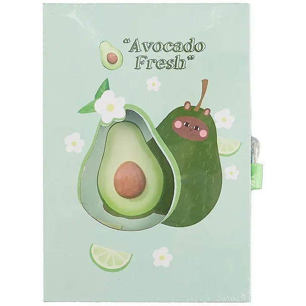 Записная книжка «Avocado» А6+, 50 листов, с замочком, в ассортименте 258394 — 8