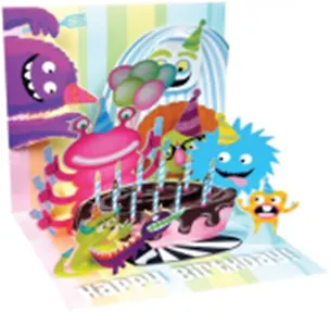 3D открытка Чудовище (Monster Bash) (мини) (TR182) 2384715