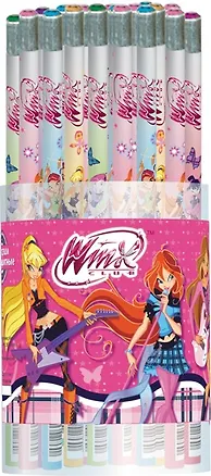 Карандаш Winx, чернографитный HB со стразом 218091