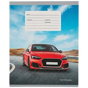 Тетрадь в клетку Unnika, "Победители дорог (авто)", 12 листов, в ассортименте 251210