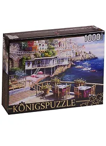 Пазл Königspuzzle 1000 эл.68,5*48,5см. Кафе у моря АЛК1000-6484