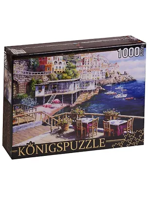 Пазл Königspuzzle 1000 эл.68,5*48,5см. Кафе у моря АЛК1000-6484 2621574