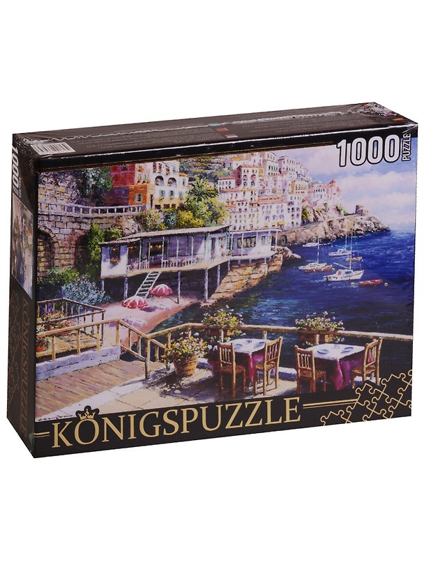 Пазл Königspuzzle 1000 эл.68,5*48,5см. Кафе у моря АЛК1000-6484 2621574 — 1