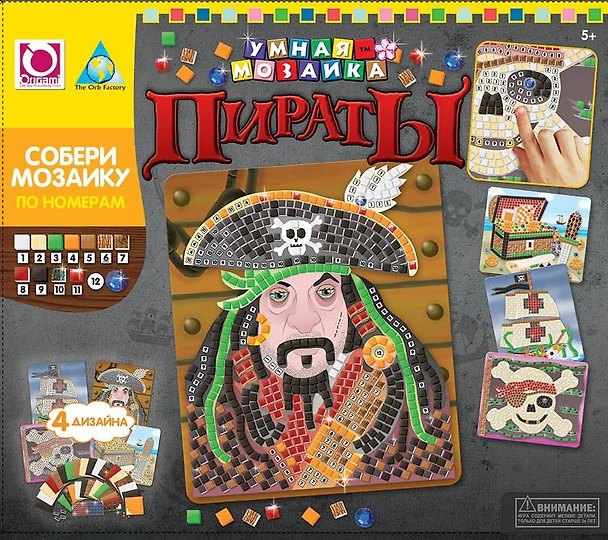 Набор д/творчества The Orb Factory мозайка "Пираты" 62422 2371336 — 1