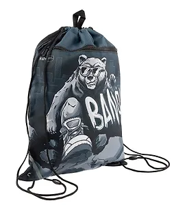 Мешок для сменной обуви Феникс+, "Крутой гризли"