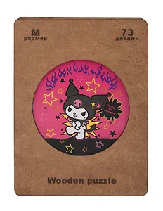 Пазл  фигурный 73 дет. Sanrio Mashrooms (8+) (дерев. коробка)