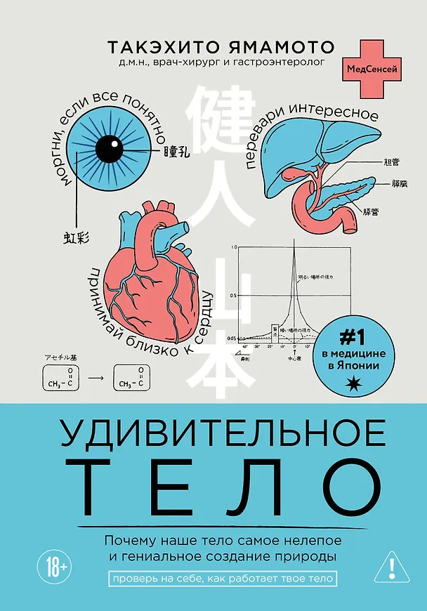 Книга Удивительное тело. Почему наше тело самое нелепое и гениальное создание природы (Такэхито Ямамото) — 1