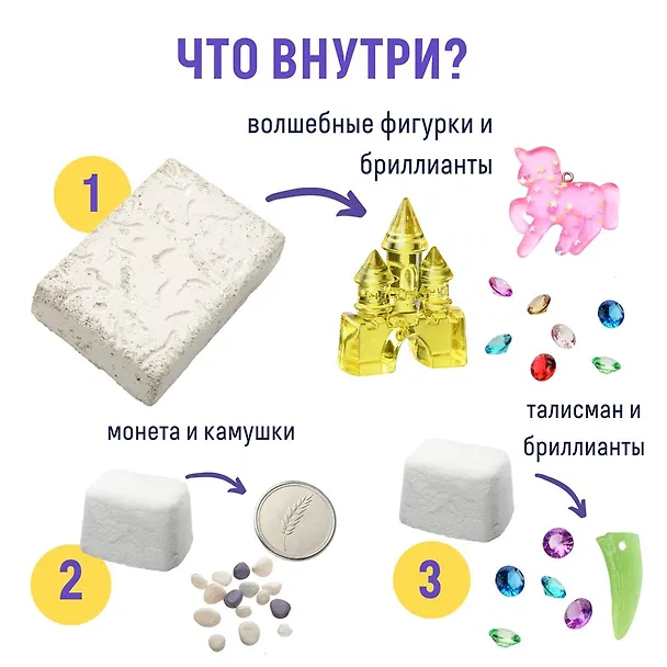 Набор для проведения раскопок 3 в 1 "Школа волшебства" 3100359 — 3