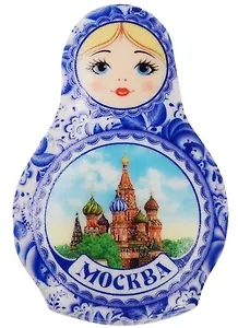Магнит в форме матрешки «Москва», 5.4 х 8 см 1594550