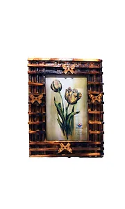 Фоторамка для фото 10х15см (N460-3) (бамбук, дерево) (20,5х15,5)