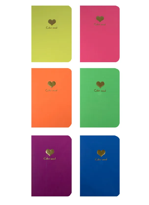 Записная книжка «Color mood» А6, 28 листов, нелинованная, сшивка, AnAn, в ассортименте 238257 — 6