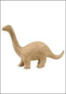 Динозавр/ папье-маше/ 17х10х5см
