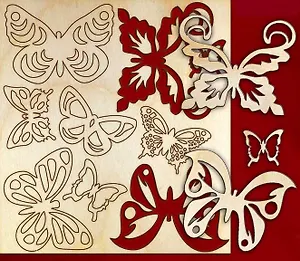 Набор для скрапбукинга Бабочки-1 (13906) (упаковка)