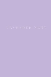 Lavender Note. Мои лавандовые мечты. Блокнот с цветными страницами (А5, обложка на ткани с тиснением фольгой)
