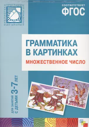 ФГОС Грамматика в картинках. Множественное число. Наглядное пособие с методическими рекомендациями. — 2443252 — 1