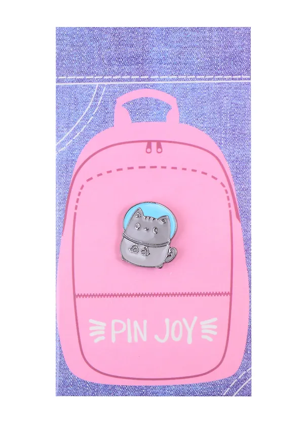 Значок Pin Joy Котик-космонавт (металл) 2829152 — 2