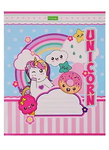 Тетрадь в линейку Hatber, "Единорожки", 12 листов, в ассортименте