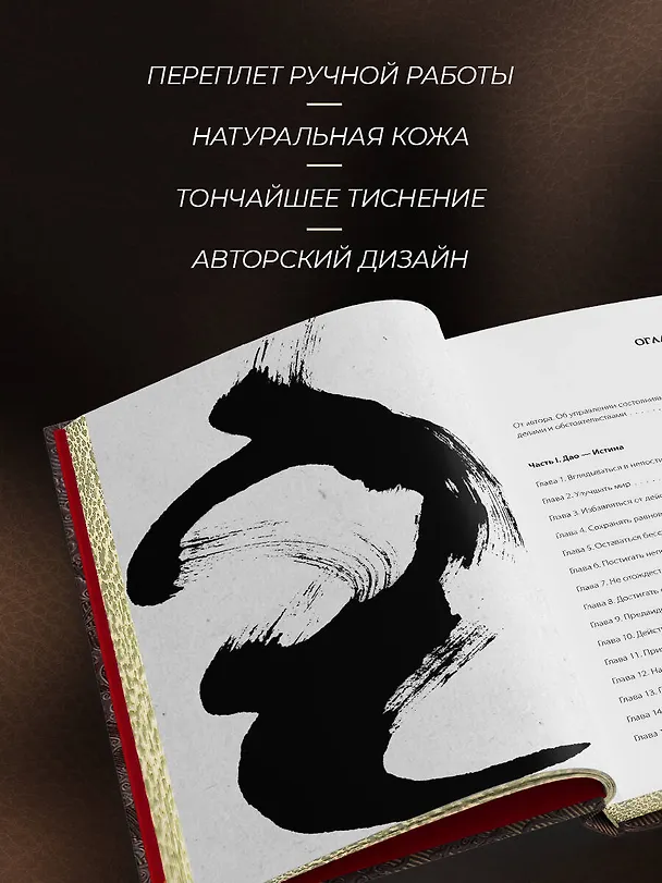 Книга Лао-цзы. Книга об истине и силе. Книга в коллекционном кожаном переплете ручной работы с тремя видами тиснения (Бронислав Виногродский) — 7