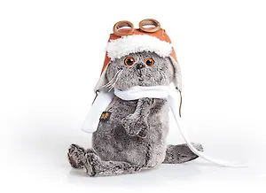 Игрушка мягкая Budi Basa, Басик в шлеме и шарфе 19см