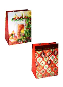 Пакет подарочный бумажный А4 26,4*35,5 ламинат, Новый Год, ассорти AB, Арт-Дизайн