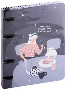 Тетрадь на кольцах в клетку Be Smart, Blogger, 120 листов