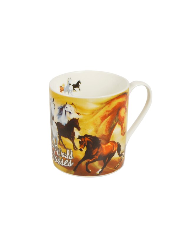Кружка Удивительный Мир Лошадей (400мл) (M013-Horse) Gift Land 2395975 — 1