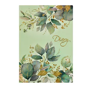 Ежедневник недат. A5 80л "ВЕСЕННИЕ ВЕТВИ" интегр.переплет, ламинация soft touch тисн.фольгой