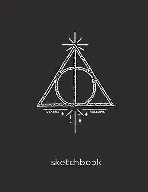 Скетчбук. Гарри Поттер. Дары Смерти (162х210 мм, на навивке, 40 л., плотность бумаги 160 гр.) 2966707